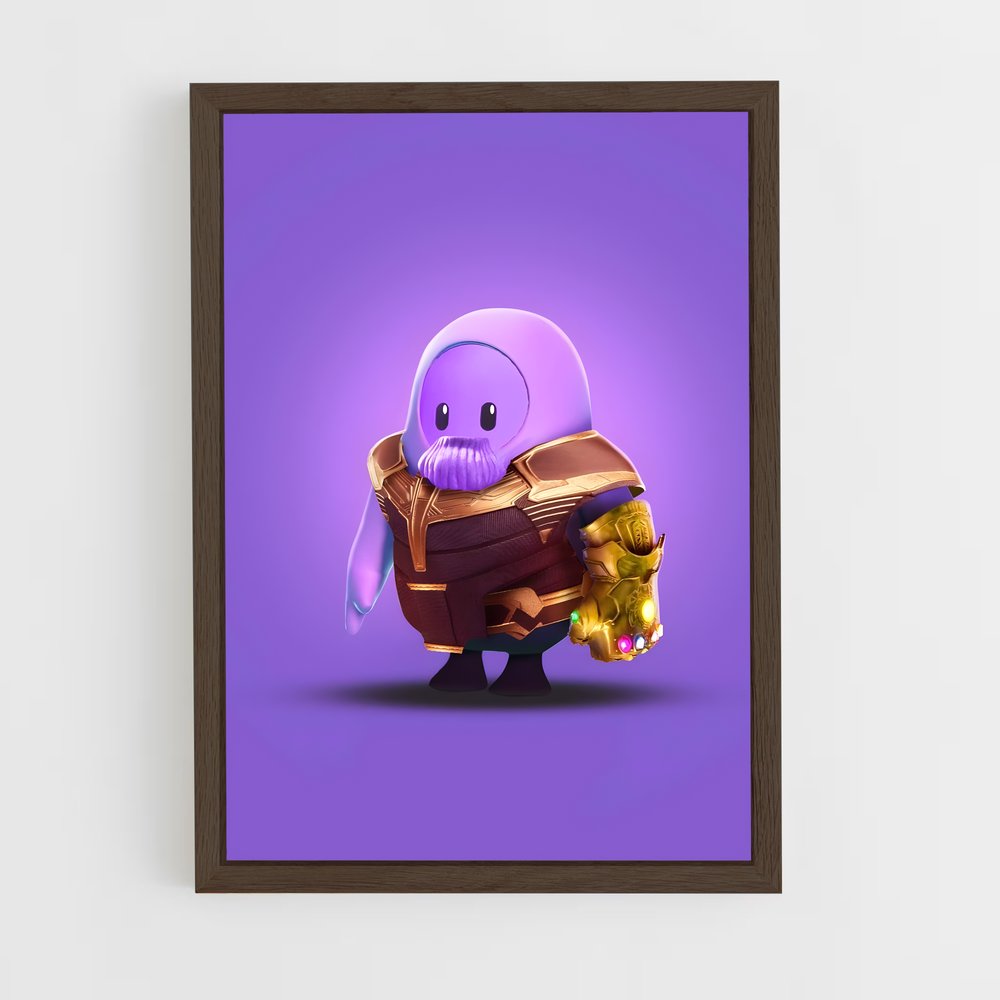 Poster L'Avantage Doré – affiche Fall guys (vue 5)